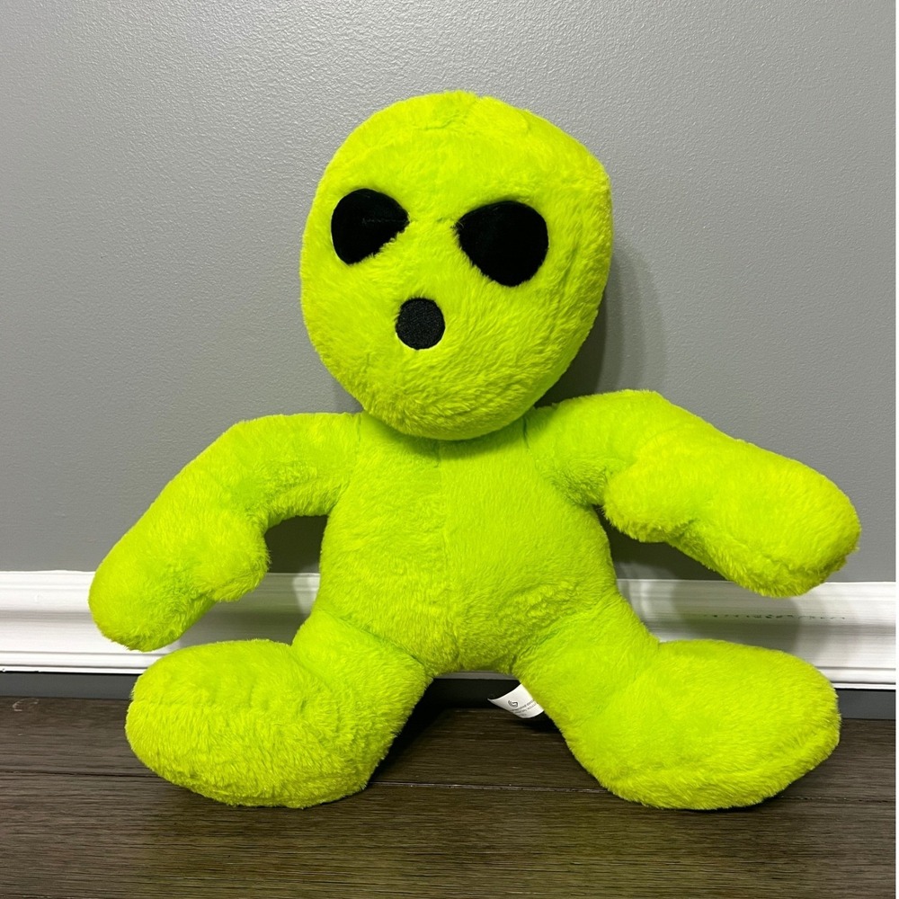 Nanco Neon Green‎ Alien Plush Stuffed Animal Toy ET Extra Terrestrial